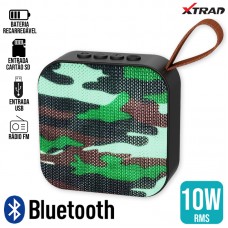 Caixa de Som Bluetooth 10W XDG193 Xtrad - Camuflada